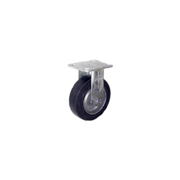 Mapp Caster 6"X2" Rubber on Aluminum Wheel Rigid Caster - 410 Lbs Capacity 146RARB620R - main